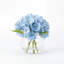Fleurs d'hortensia artificielles avec vase-1434953028
