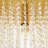 Johnroe 7 - Light Gold Crystal Pendant