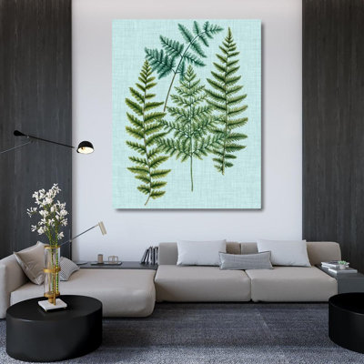 Art sur toile tendue par August Grove® Weinmann Gallery: Spa Ferns II