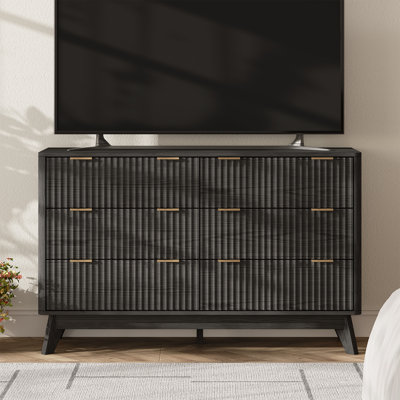 Donati 6-Drawer Dresser, Wood Chest of Drawers by Latitude Run