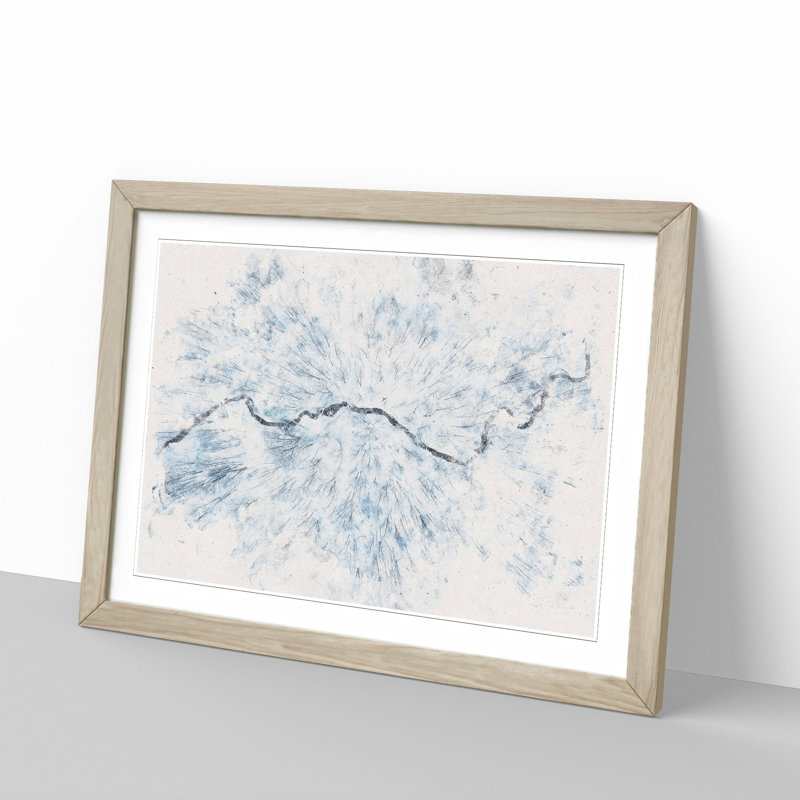 Passing by the Forest - Picture Frame Painting Print, 62cm H x 87cm W x 2cm D, Oak Framed