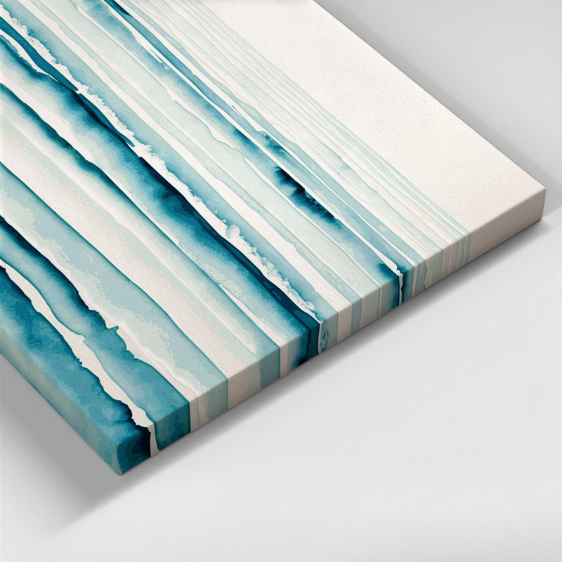 Art mural sur toile beige, H 20 po x l 30 po