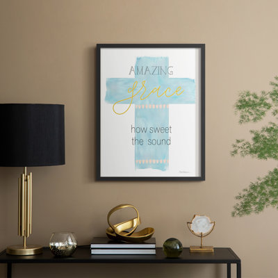 Amazing Grace Framed Print - Solid Wood