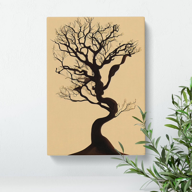 The Solo Tree No.2 - Wrapped Canvas Print, 50cm H x 35cm W x 3cm D