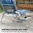 Gaeden Folding Chaise Lounge Chair With Face Hole And Side Table,Tanning Chair Set Of 2