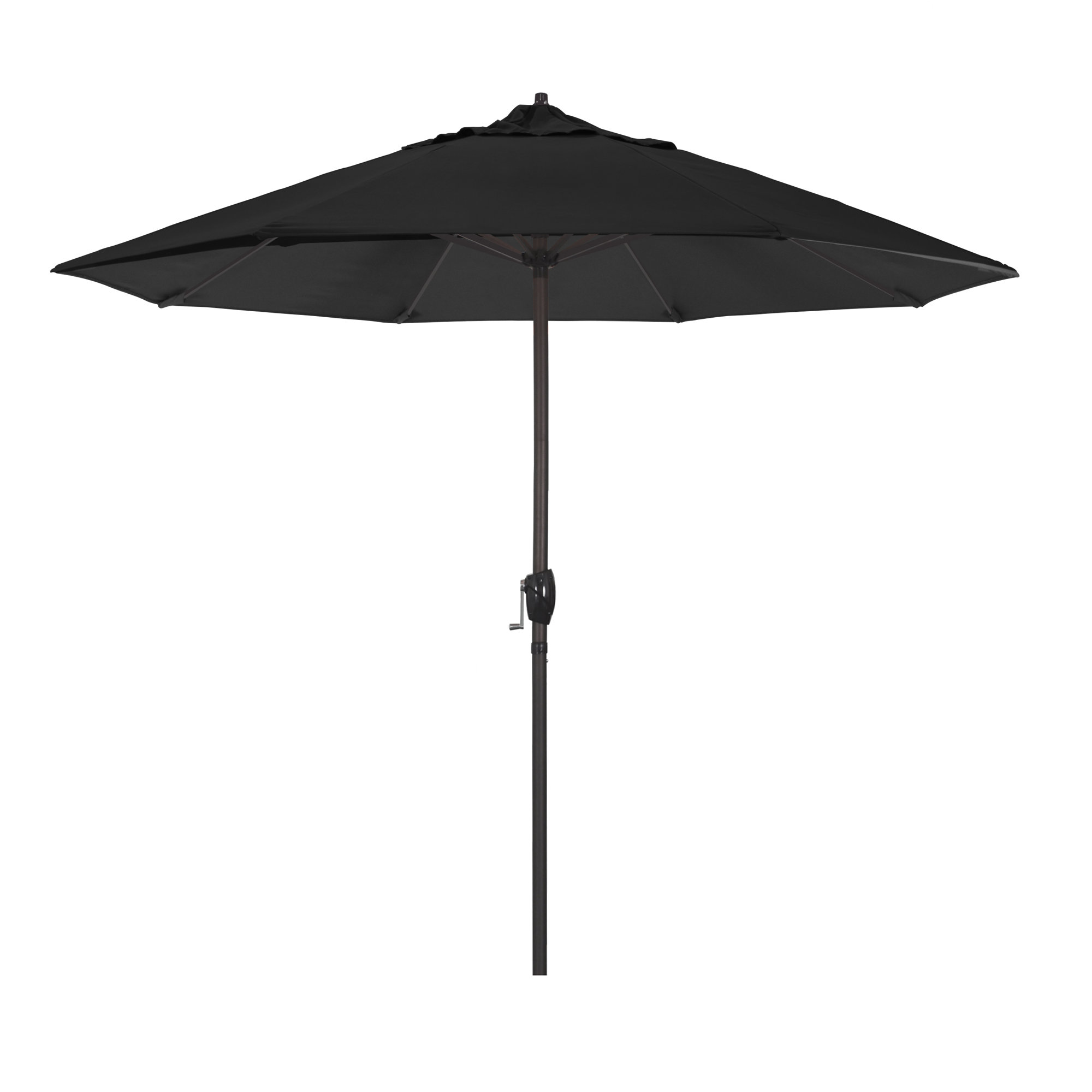 108'' Outdoor Umbrella, Black - Pacifica