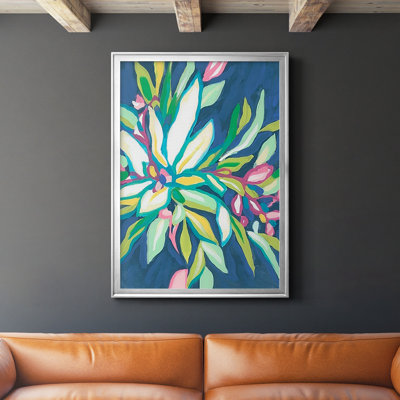 Blue Tropics I, reproduction encadrée de qualité supérieure - prête à être accrochée