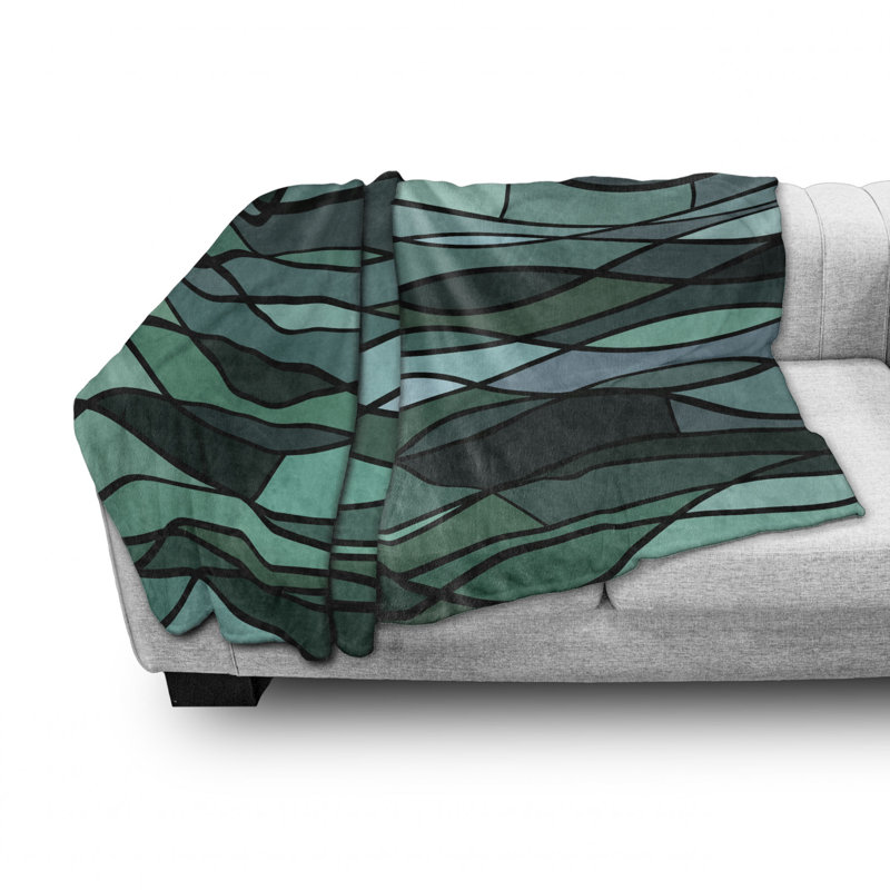 Hand Woven Throw Blanket, 60" W x 80" L