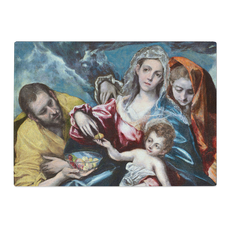 The Holy Family by El Greco Chopping Board, 28.5cm W x 39cm L