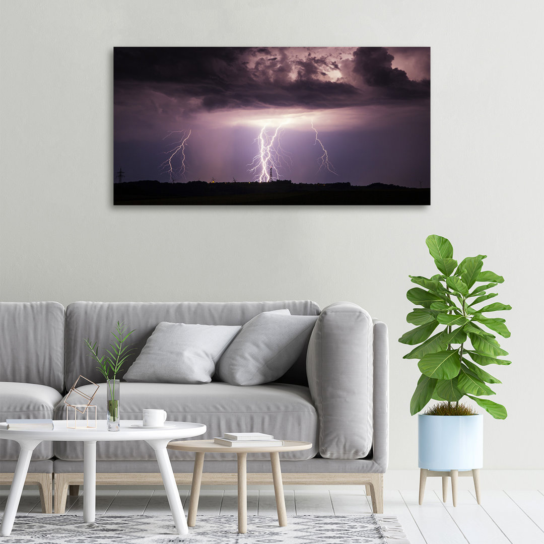 Thunderstorm - Kunstdrucke auf Leinwand - Wrapped Canvas