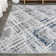 Tapis gris / bleu Reich