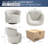 Carnley Fully Assembled Upholstered 360° Swivel Barrel Chair-635055493