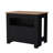 Black 2-Door Kitchen Island - 3 Shelves For A Neat And Tidy With Ample Room 2 Doors & Storage-49104778