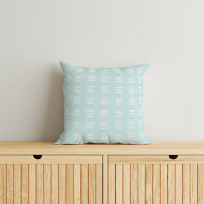 Dash Light Blue Throw Pillow