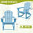 HDPE Wooden Rocking Adirondack Chair-1451337159