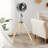 Adjustable-Height 52 In. Tripod Pedestal Fan, 3 Speed Adjustment, Multiple Wide Angle Standing Fan