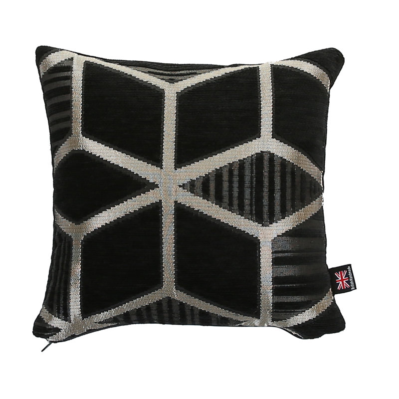 Mordenhill Geometric Square Cushion, Small
