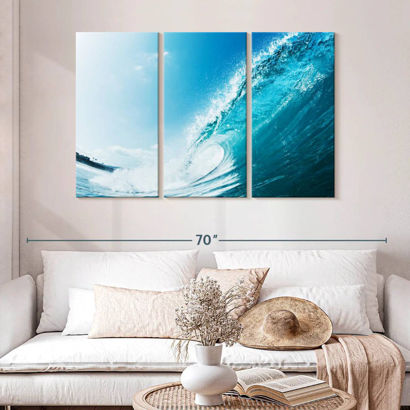Gillard Clear Blue Wave, 32" H x 50" W