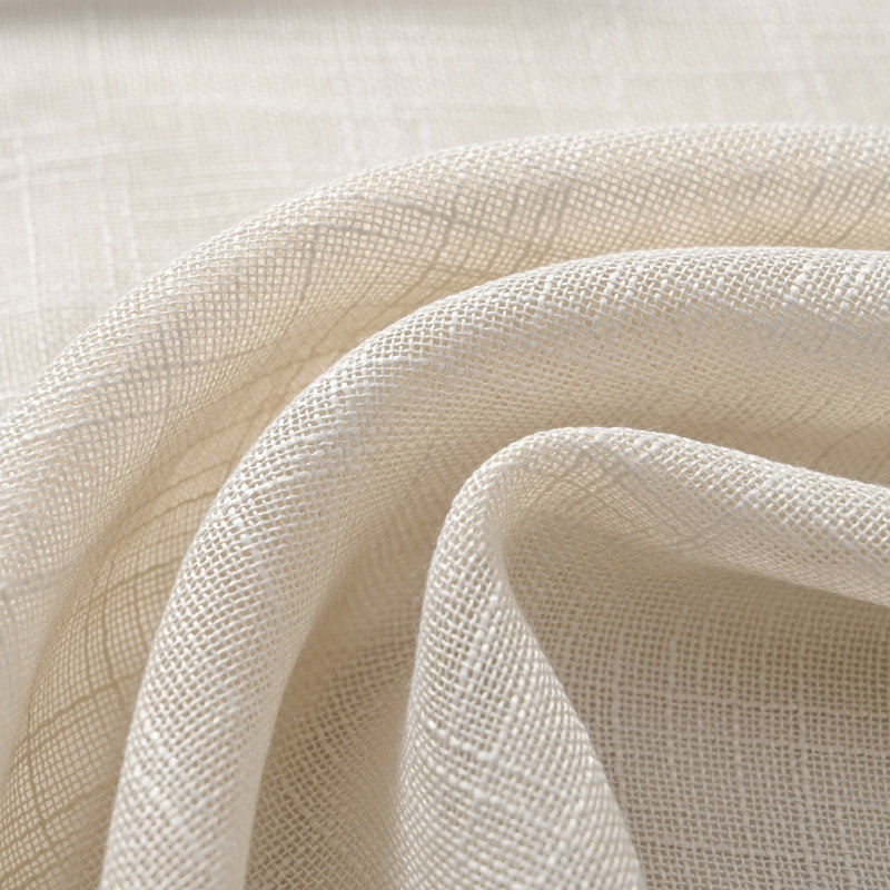 Paire de rideaux Draycott, Polyester café clair, L 52 po x L 90 po