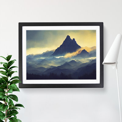 Beguiling Mountain Landscape - Single Picture Frame Painting