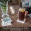 Stoneware Square 4 Piece Coaster Set