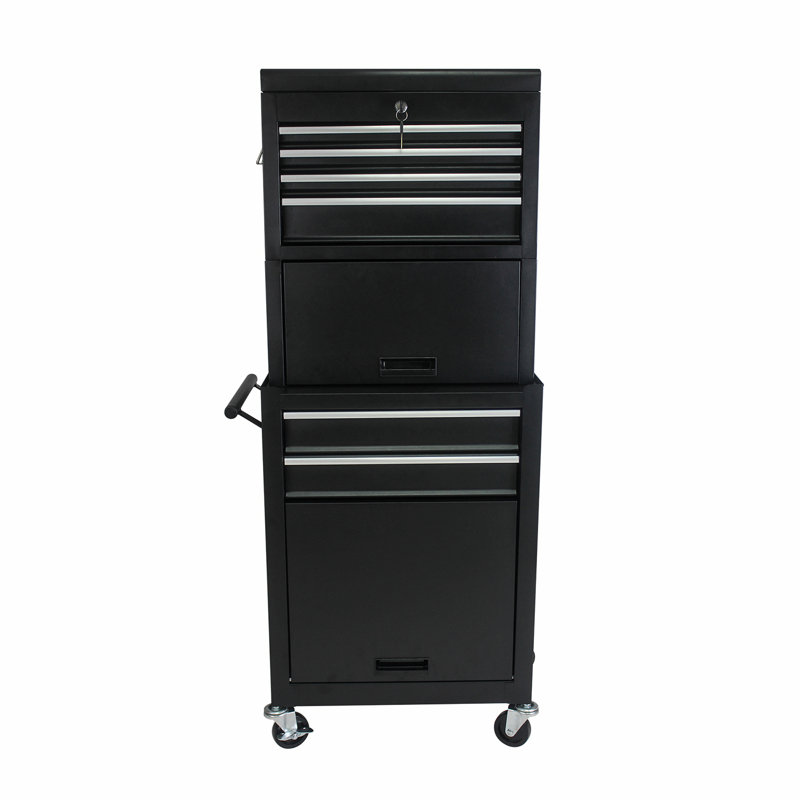 Armoire d'appoint en acier, Noir