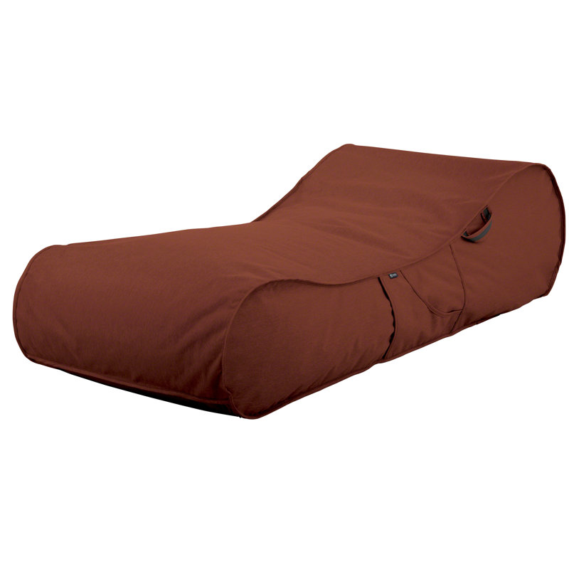 Fauteuil à billes et chaise longue Searcy, Rouge