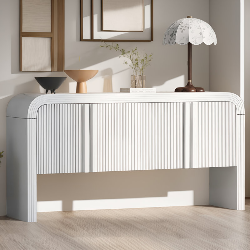 Denequa 63" Console Table, White