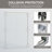 44-48 In. W X 72 In. H Shower Door, Semi-Frameless Bypass Bathroom Sliding Door With 1/4" (6Mm) Tempered Glass-120179010-120179011