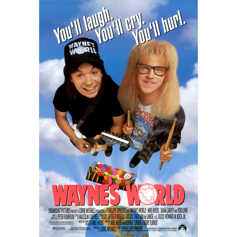 Waynes World, H 24 po x l 16 po