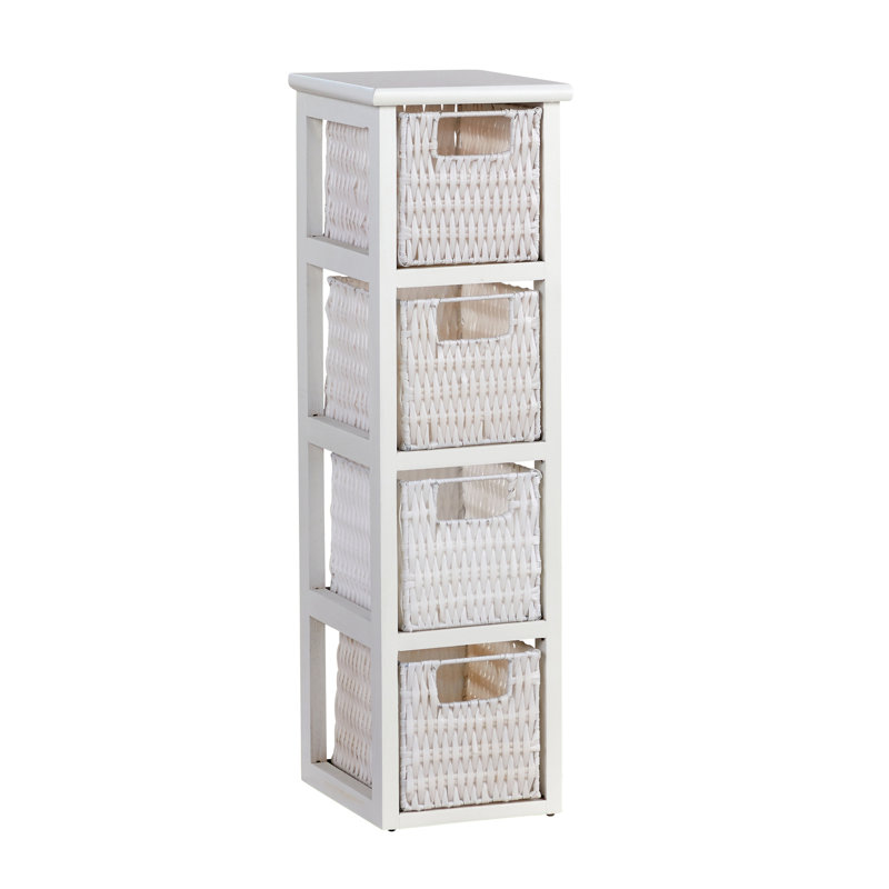 Staiko Fully Assembled 4 Drawer Storage Drawer Unit
