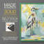 Impression encadrée Bright Heron Fresco I-Premium - prête à être accrochée - aucun clou requis - aucun clou requis-108020559-108020557
