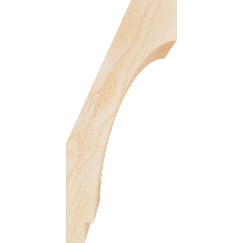 Attelle impériale du genou, Sapin de Douglas, Brute, H 22 po x l 6 po x P 10 po