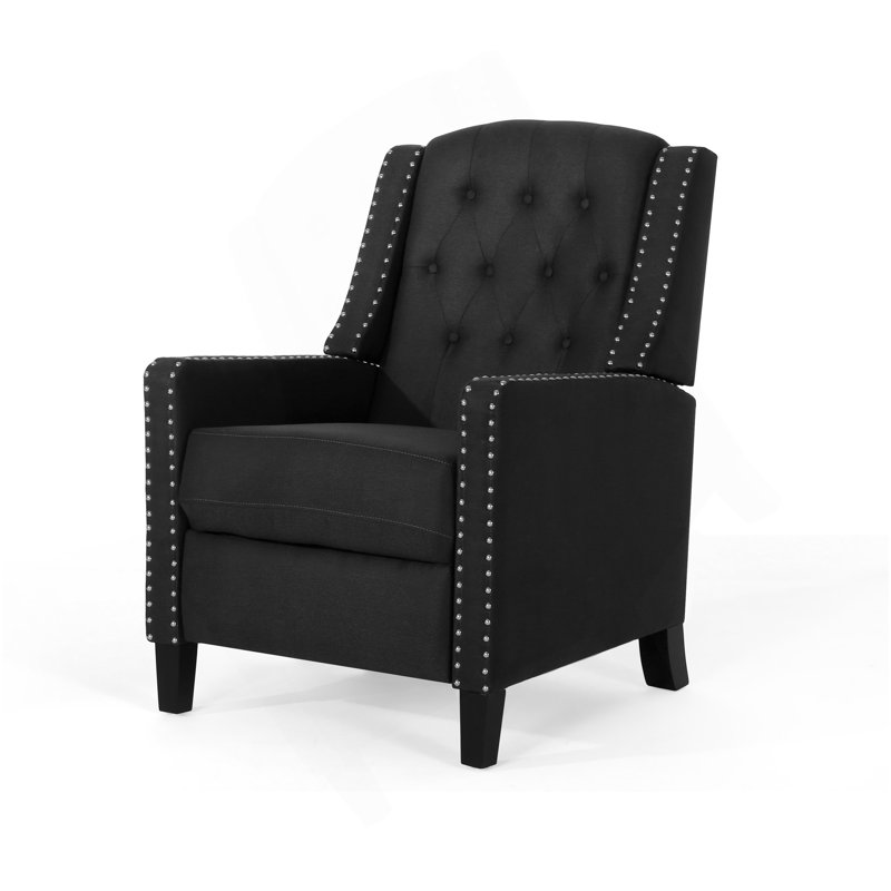 Fauteuil en tissu gris foncé Classic, Gris foncé