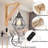 Aayesha Plug-in Armed Sconce
