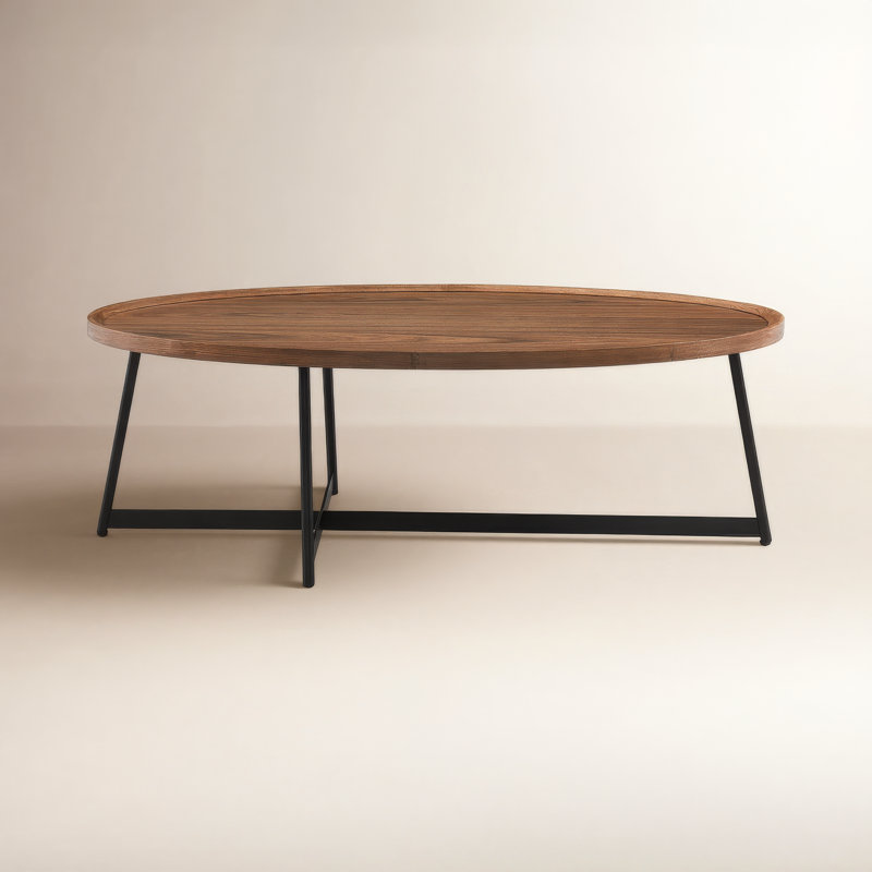 Xavier Single Coffee Table, American Walnut