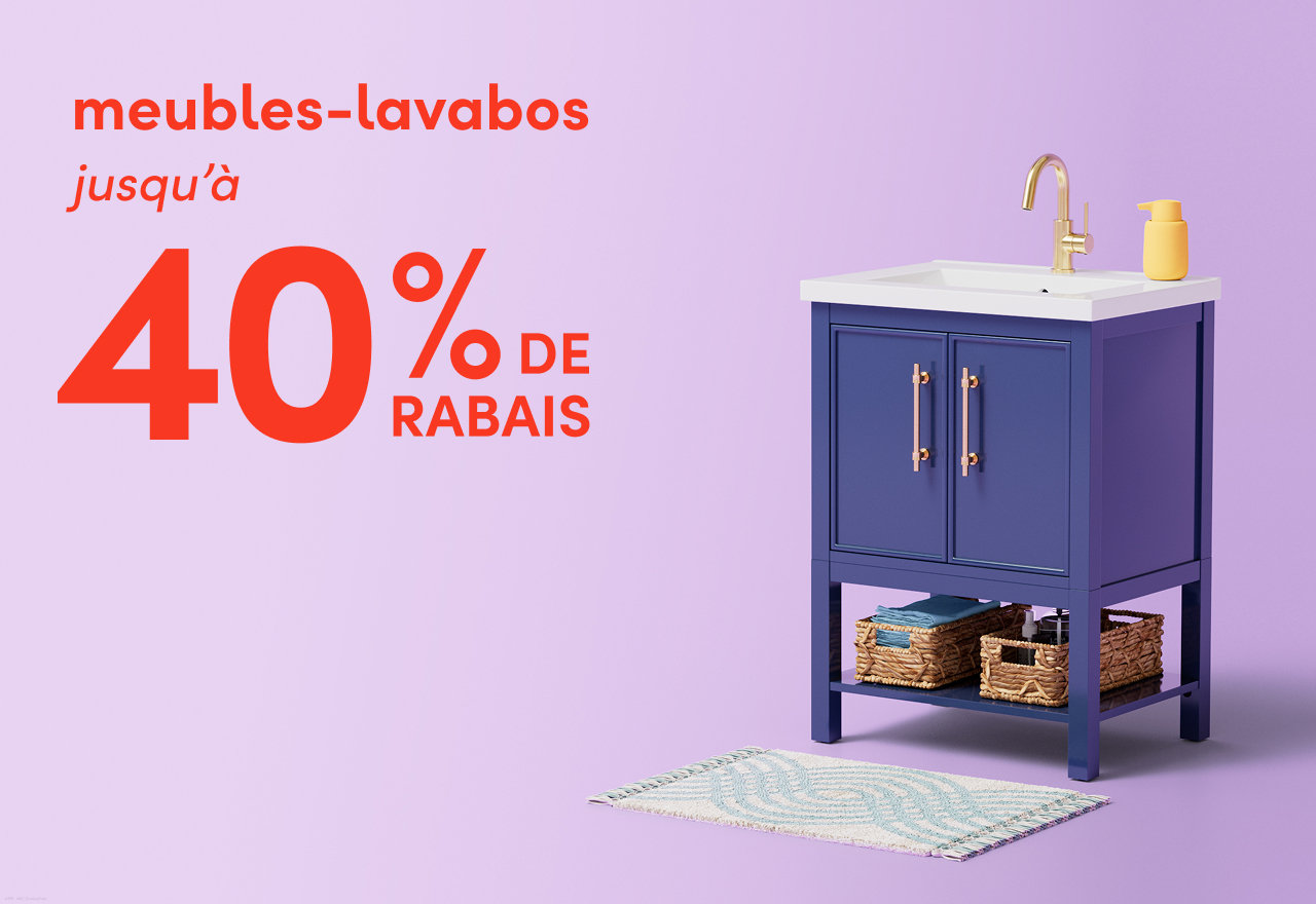 meubles-lavabos en solde