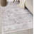Louisa Machine Washable Oriental Performance Cream/Gray/Brown Area Rug-1658649764