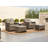 Keaisha 2-Person 3-Piece Outdoor Wicker Swivel Glider Seating Group with Side Table-1581251968-1581251971-1575161217