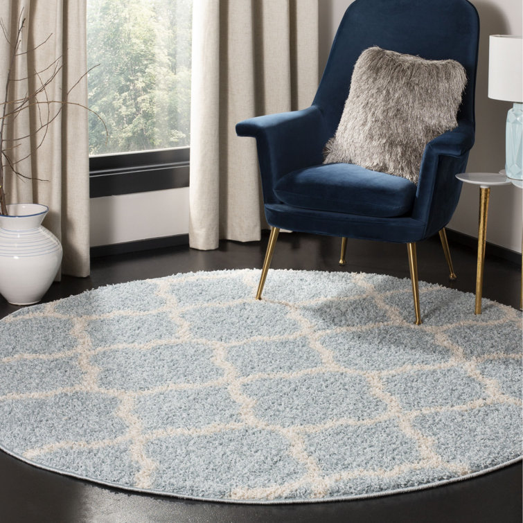 Helsel Shag Performance Geometric Rug