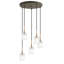Luminaire suspendu tambour grappe 5 lumières Romona-1734378720-1734378779