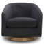 Fauteuil demi-tonneau pivotant avec repose-pieds Bennett-2004935731