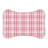 Pink Heartbeats - 1 Piece Bone Shape Feeding Mat
