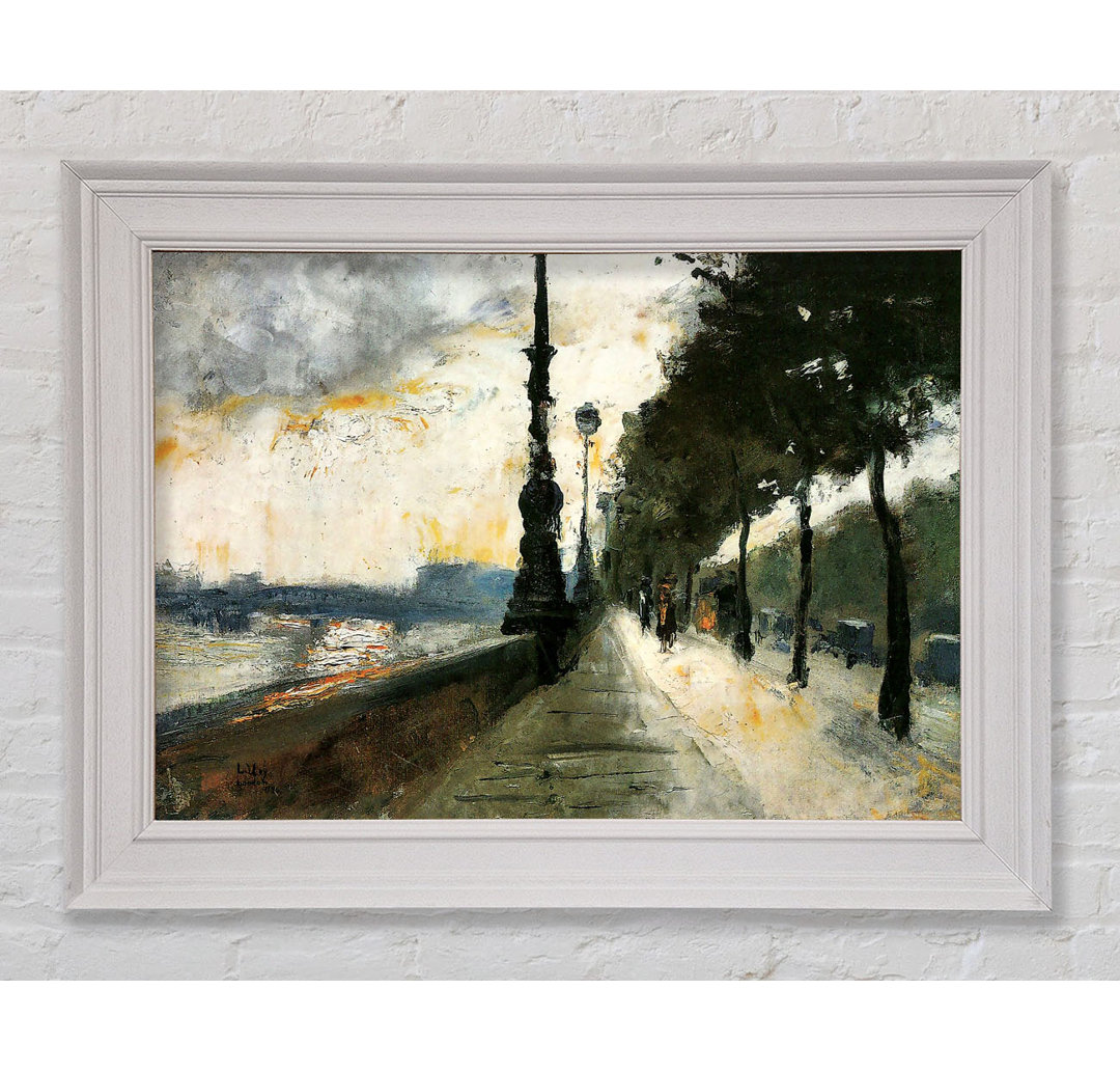 Waterloo Bridge In The Sun By Lesser Ury - Einzelne Bilderrahmen Kunstdrucke