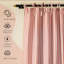 Linen Blend Blackout Curtain Panel Pair