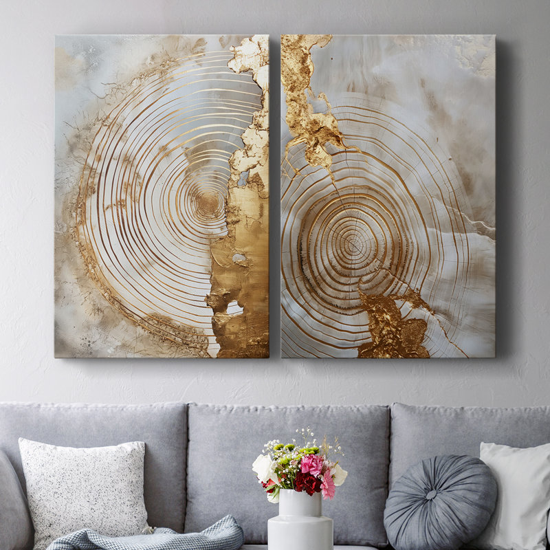 ABSTRACT Series CLXXIV-Premium Gallery Wrapped Canvas -Ready to Hang, 36" H x 48" W