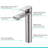 Single-Hole Single-handle Bathroom Faucet with Drain Assembly