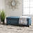 Blue Fabric With Abundant Space And Birch Legs - 51.43D X 20.16W 18.30H For Home Fashionable Storage Living Room Accessory-42644325