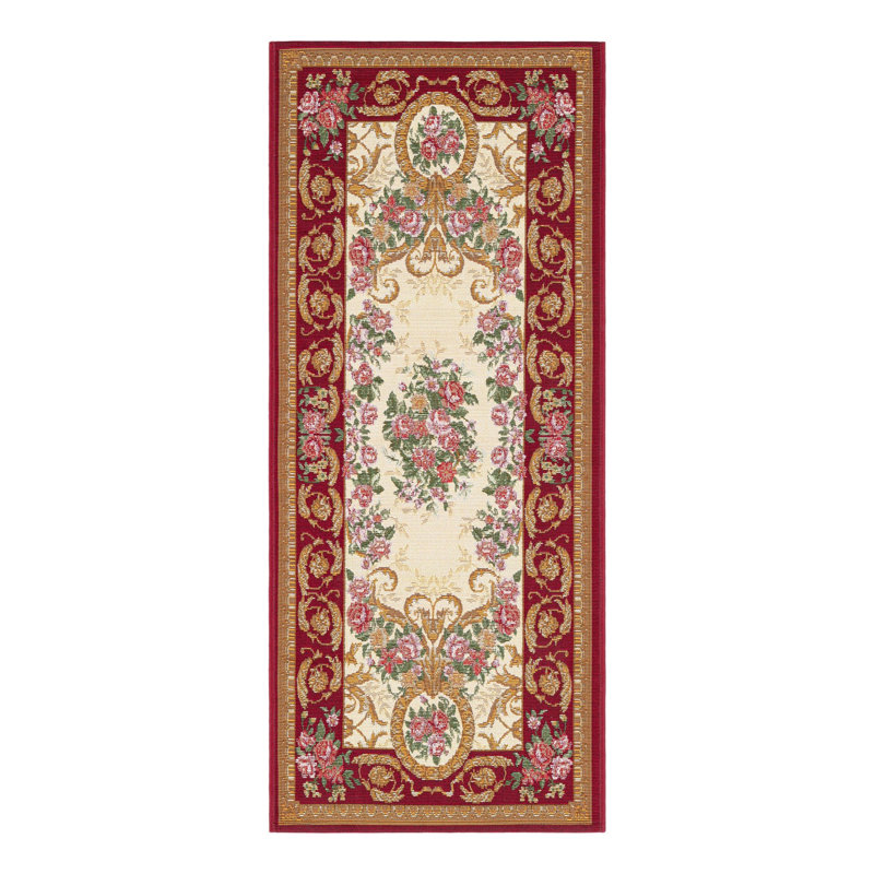 Indoor/Outdoor Traditional Area Rug, Runner 2' x 5'1"