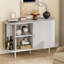Buffet 47 "avec portes coulissantes, tablettes réglables et armoire de rangement pour la cuisine, la salle à manger-2015176100-2016593121